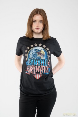 Lynyrd Skynyrd: Unisex T-Shirt: Eagle (Black) (Medium)