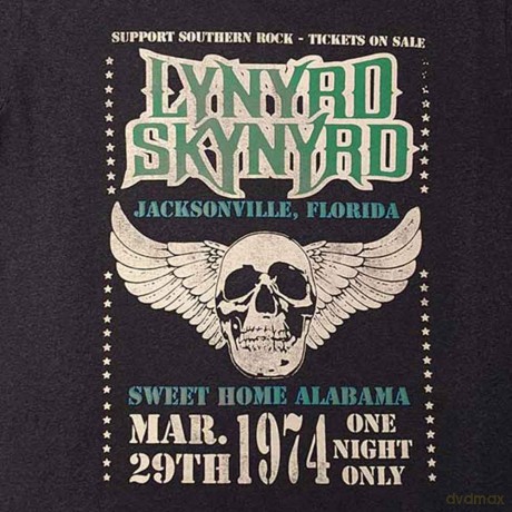Lynyrd Skynyrd: Unisex T-Shirt: Winged Skull (Black) (Medium)