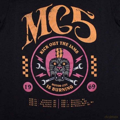 Mc5: MC5 Unisex T-Shirt: 1969 (Black) (X-Large)