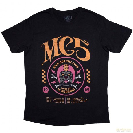 Mc5: MC5 Unisex T-Shirt: 1969 (Black) (XX-Large)