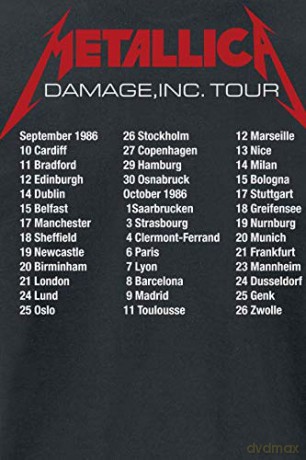Metallica: MOP EUROPEAN TOUR 86'