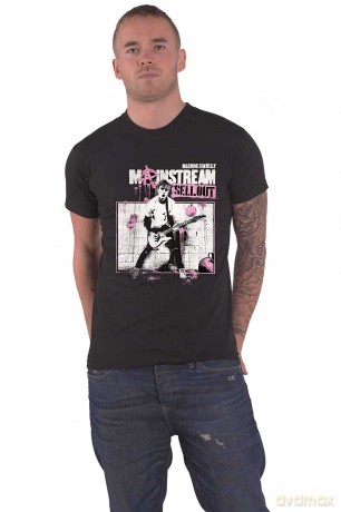 Machine Gun Kelly: Unisex T-Shirt: Digital Cover (Black) (Large)
