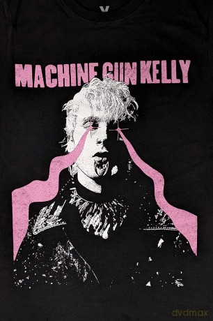Machine Gun Kelly: Unisex T-Shirt: Laser Eye (Black) (Back Print) (Small)