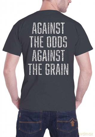 Machine Head: Unisex T-Shirt: Bulldozer (Heather Grey) (Back Print) (Medium)