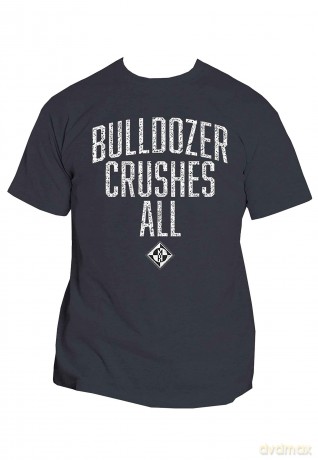 Machine Head: Unisex T-Shirt: Bulldozer (Heather Grey) (Back Print) (Medium)