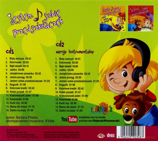 Barbara Pliszka i A'Vista: Jestem sobie przedszkolaczek - kolorowe kredki [2CD]