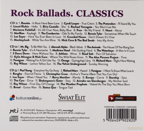 Rock Ballads Classics [3CD]