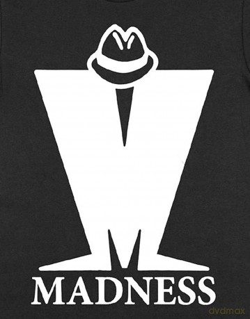 Madness: Unisex T-Shirt: M Logo (Black) (Large)
