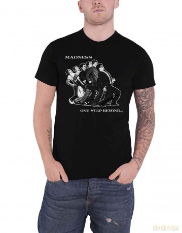 Madness: Unisex T-Shirt: One Step Beyond (Black) (Medium)