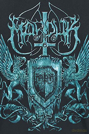 Marduk: Unisex T-Shirt: Black Metal Assault (Black) (Back Print) (Medium)