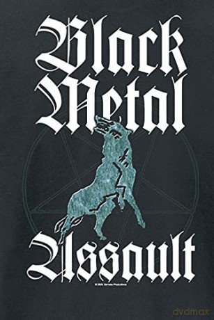Marduk: Unisex T-Shirt: Black Metal Assault (Black) (Back Print) (X-Large)