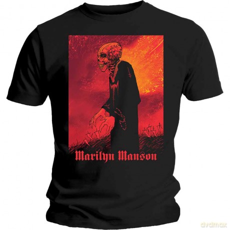 Marilyn Manson: Men's Tee: Mad Monk (Medium)