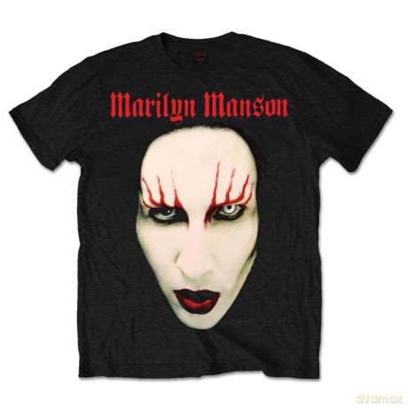 Marilyn Manson: Men's Tee: Red Lips (X-Large)