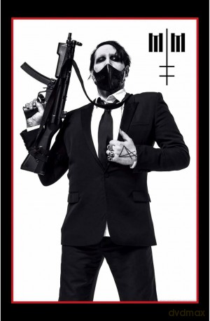 Marilyn Manson: Textile Poster: Machine Gun