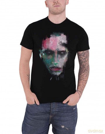 Marilyn Manson: Unisex T-Shirt: We Are Chaos Cover (Black) (Small)