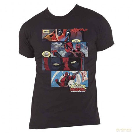 Marvel Comics: Men's Tee: Tee: Deadpool Strips (Small)