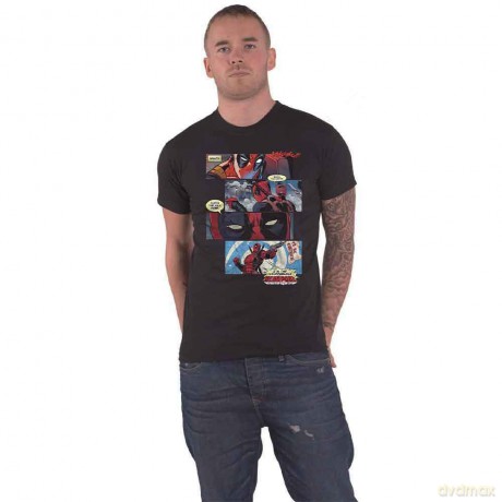 Deadpool: Marvel Comics Men's Tee: Tee: Strips (X-Large)