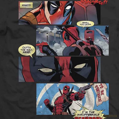 Deadpool: Marvel Comics Men's Tee: Tee: Strips (X-Large)