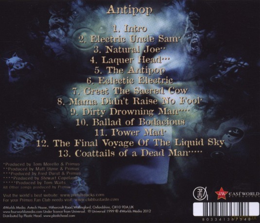 Primus: Antipop [CD]
