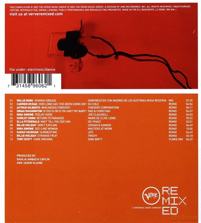 Verve Remixed (digipack) [CD]