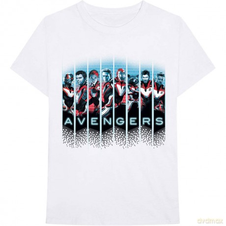 Marvel Comics: Unisex T-Shirt: Avengers Portraits (White) (Small)