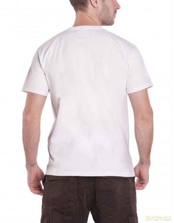 Marvel Comics: Unisex T-Shirt: Captain America Distressed Shield (White) (XX-Large)