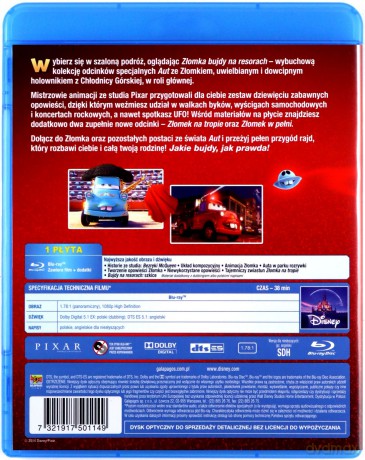 Złomka bujdy na resorach (Auta) (Disney Pixar) [Blu-Ray]