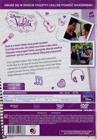 Violetta sezon 2 cz. 2 (Disney) [2DVD]