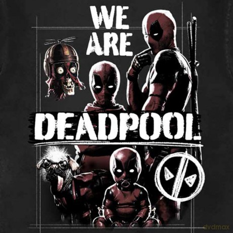 Marvel Comics: Unisex T-Shirt: Deadpool We Are Deadpool (Black) (X-Large)