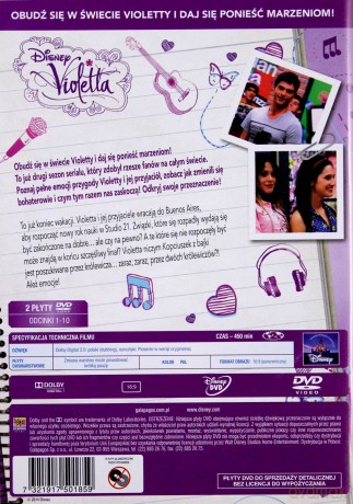 Violetta sezon 2 cz. 1+2+3+4 (Disney) Pakiet [8DVD]