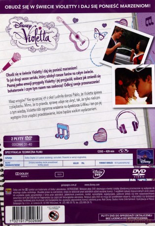 Violetta sezon 2 cz. 1+2+3+4 (Disney) Pakiet [8DVD]