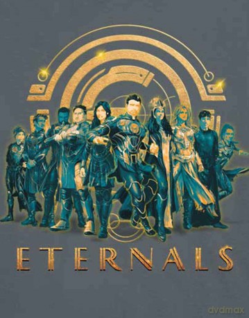 Marvel Comics: Unisex T-Shirt: Eternals Heroes (Charcoal Grey) (Medium)