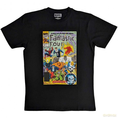 Marvel Comics: Unisex T-Shirt: Fantastic Four (Black) (Small)