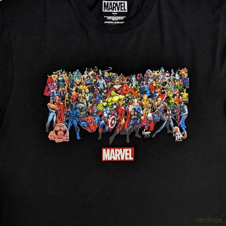 Marvel Comics: Unisex T-Shirt: Full Characters (Black) (XX-Large)