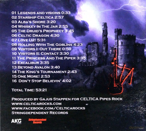 Celtica Pipes Rock: Legends And Visions [CD]