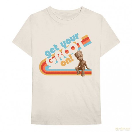 Marvel Comics: Unisex T-Shirt: I am Groot Get Your Groot (Natural) (XX-Large)