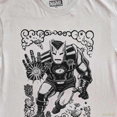 Marvel Comics: Unisex T-Shirt: Iron Man Sketch (Natural) (Small)