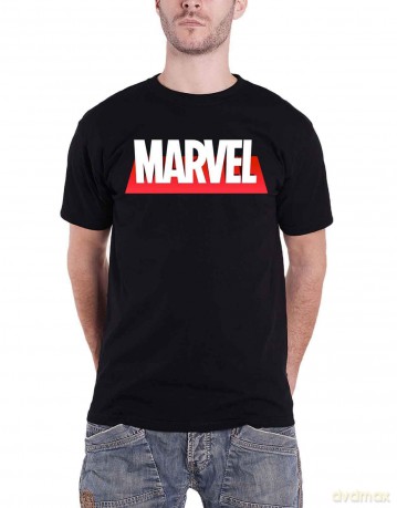 Marvel Comics: Unisex T-Shirt: Out The Box Logo (Black) (Small)