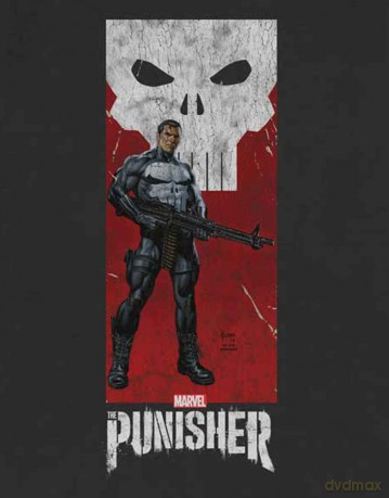 Marvel Comics: Unisex T-Shirt: Punisher Holding Gun (Black) (Small)