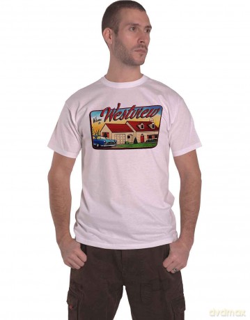 Marvel Comics: Unisex T-Shirt: WandaVision Westview (White) (Small)