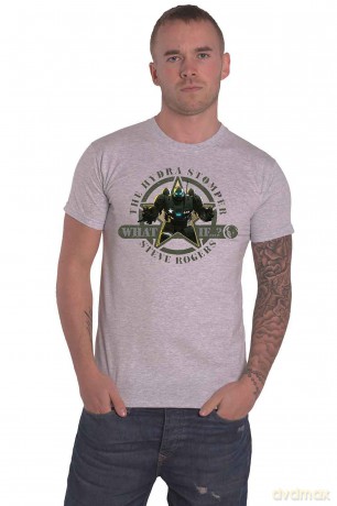 Marvel Comics: Unisex T-Shirt: What If Hydra Stomper (Grey) (Large)