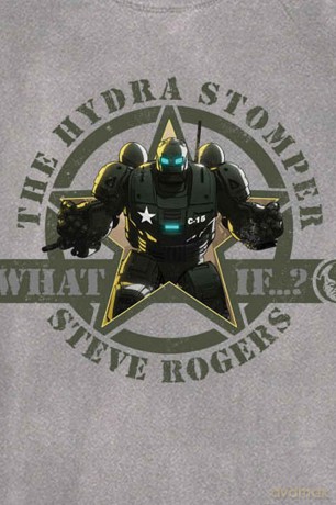 Marvel Comics: Unisex T-Shirt: What If Hydra Stomper (Grey) (XX-Large)