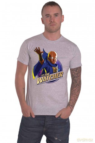 Marvel Comics: Unisex T-Shirt: What If I Am The Watcher (Grey) (Medium)