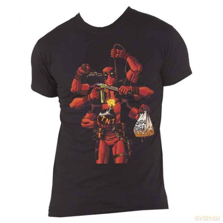 Marvel Comics: Unisex Tee: Deadpool Arms (Small)