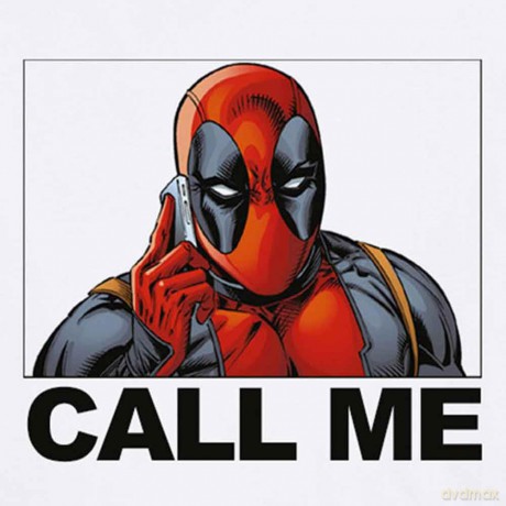 Marvel Comics: Unisex Tee: Deadpool Call Me (Small)