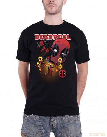 Marvel Comics: Unisex Tee: Deadpool Collage 2 (Small)