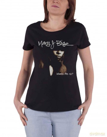 Mary J Blige: Ladies Tee: Cover (Small)