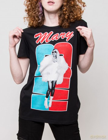Mary J Blige: Unisex T-Shirt: Team USA (Black) (XX-Large)