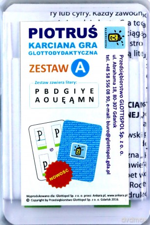 Plansza tematyczna zestaw A - alfabet Glotto  [GADŻET]