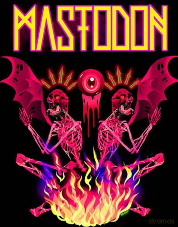 Mastodon: Unisex T-Shirt: Double Brimstone Neon (Black) (Small)
